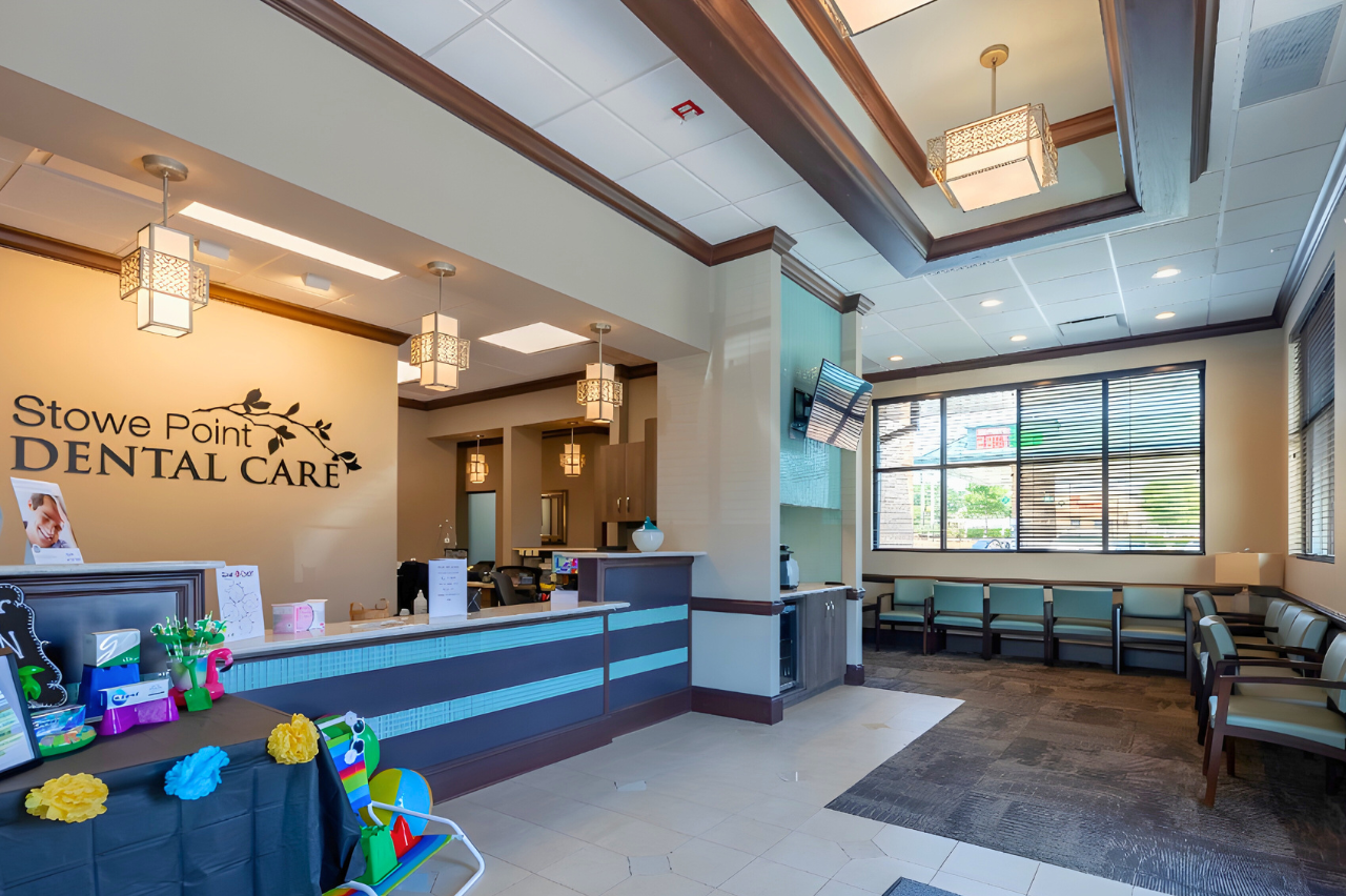 Stowe Point Dental, a high-quality dental clinic designed for patient care and operational efficiency by Metrolina Builders.