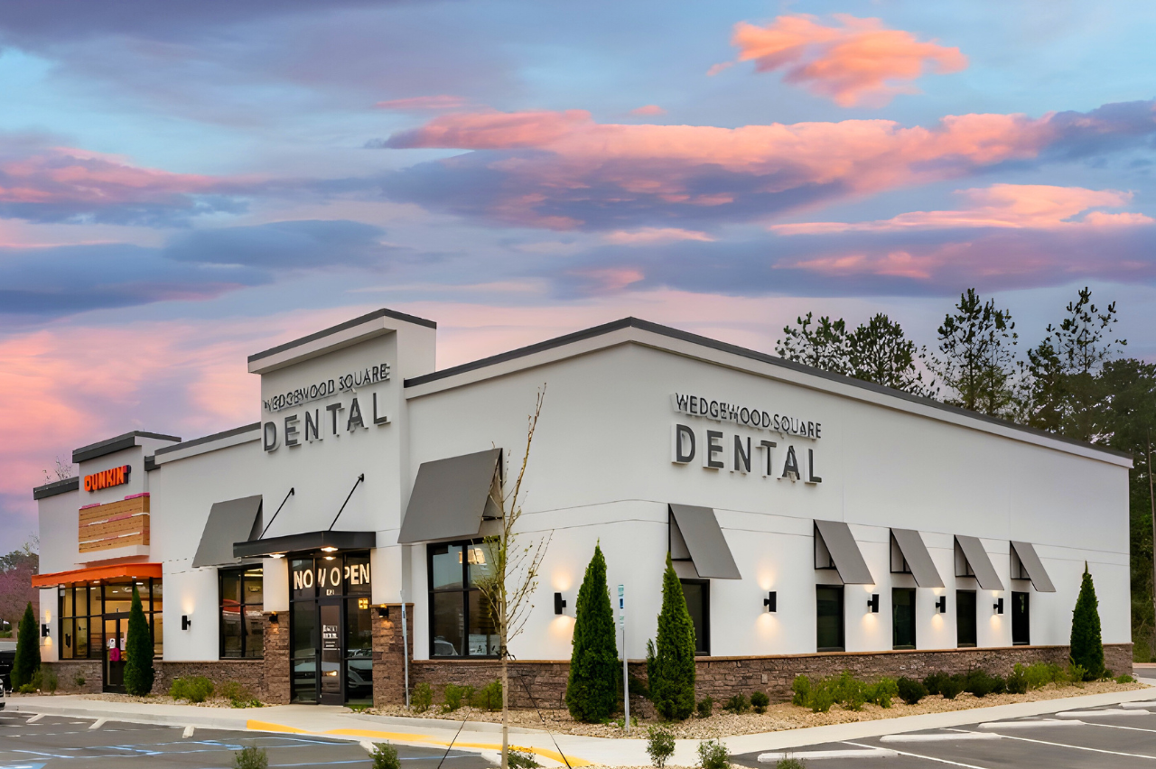 Wedgewood Square Dental clinic, designed and built by Metrolina Builders for modern, patient-focused dental care.